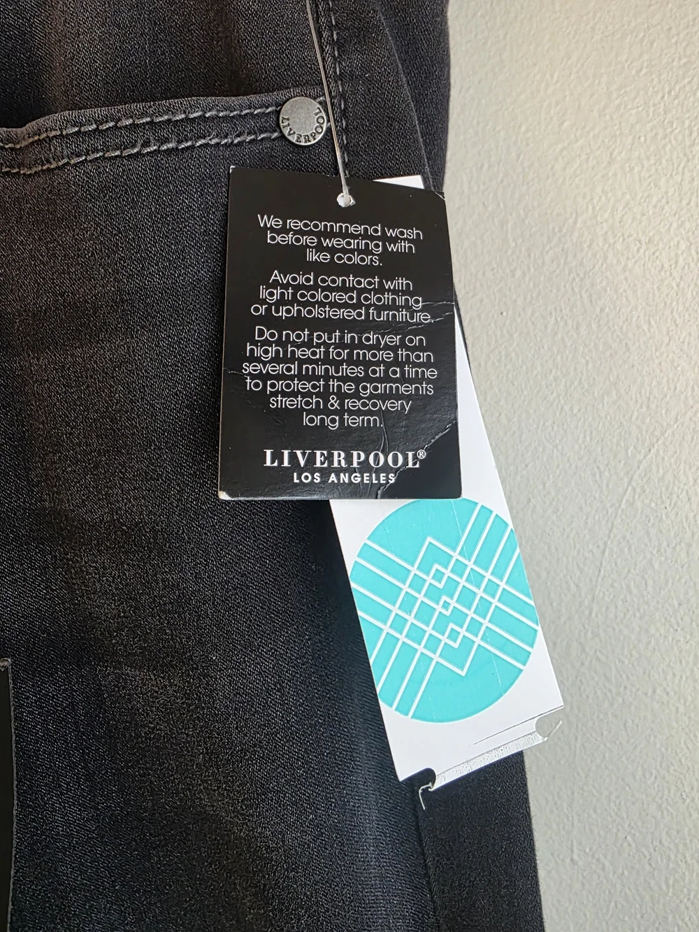 NWT Liverpool Kaylee Skinny Jeans Gray Meteorite Wash Size 6/28